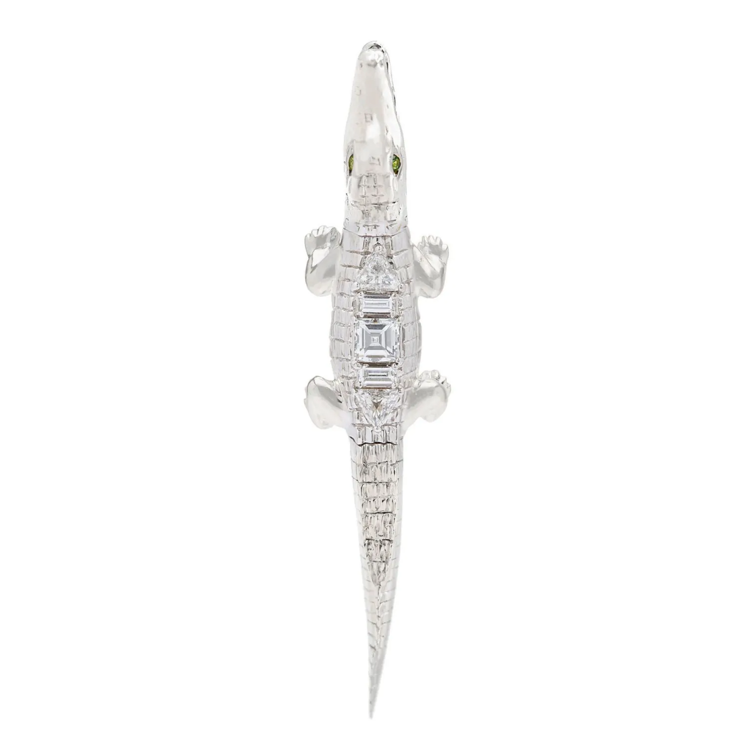 Bibi van der Velden Alligator Art Deco Bite Earring Clearance