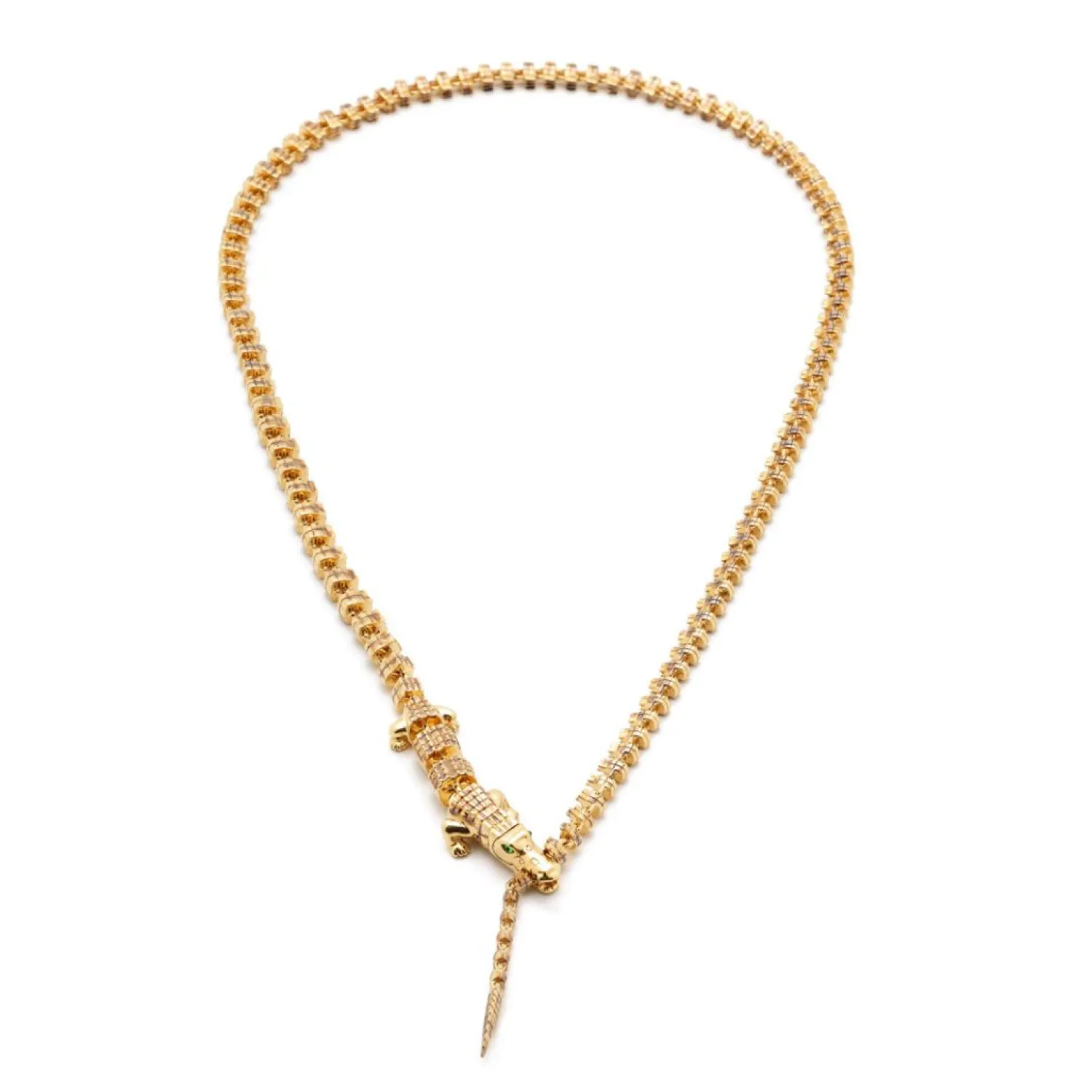 Bibi van der Velden Alligator Vertebrae Necklace Outlet