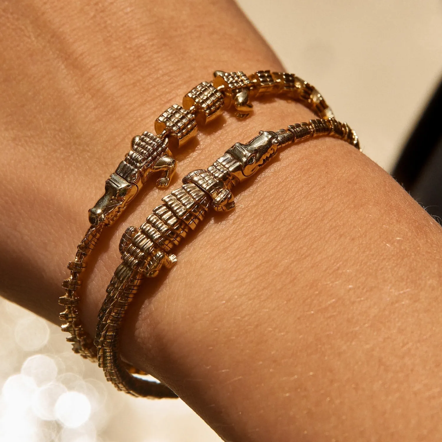 Bibi van der Velden Alligator Wrap Bracelet Sale