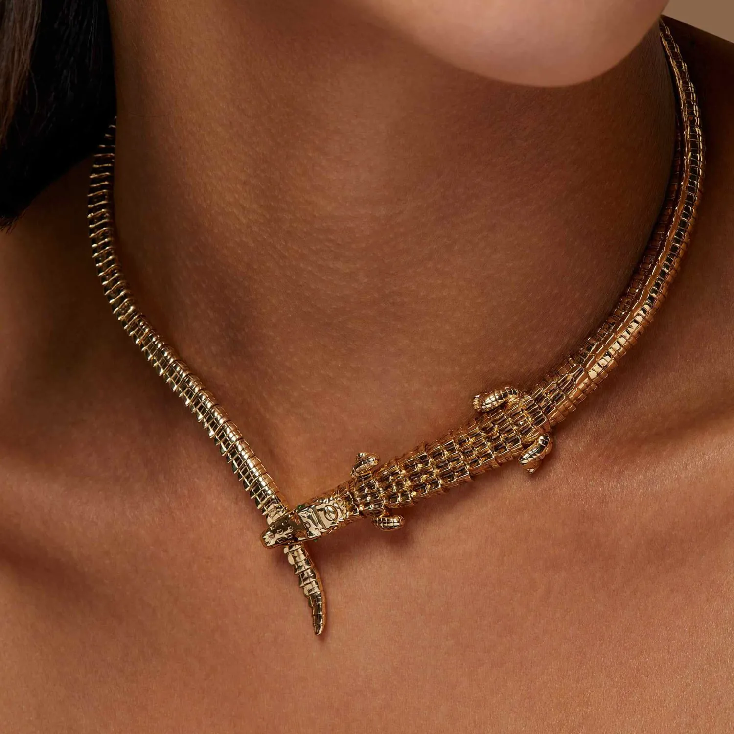 Bibi van der Velden Alligator Wrap Necklace Store