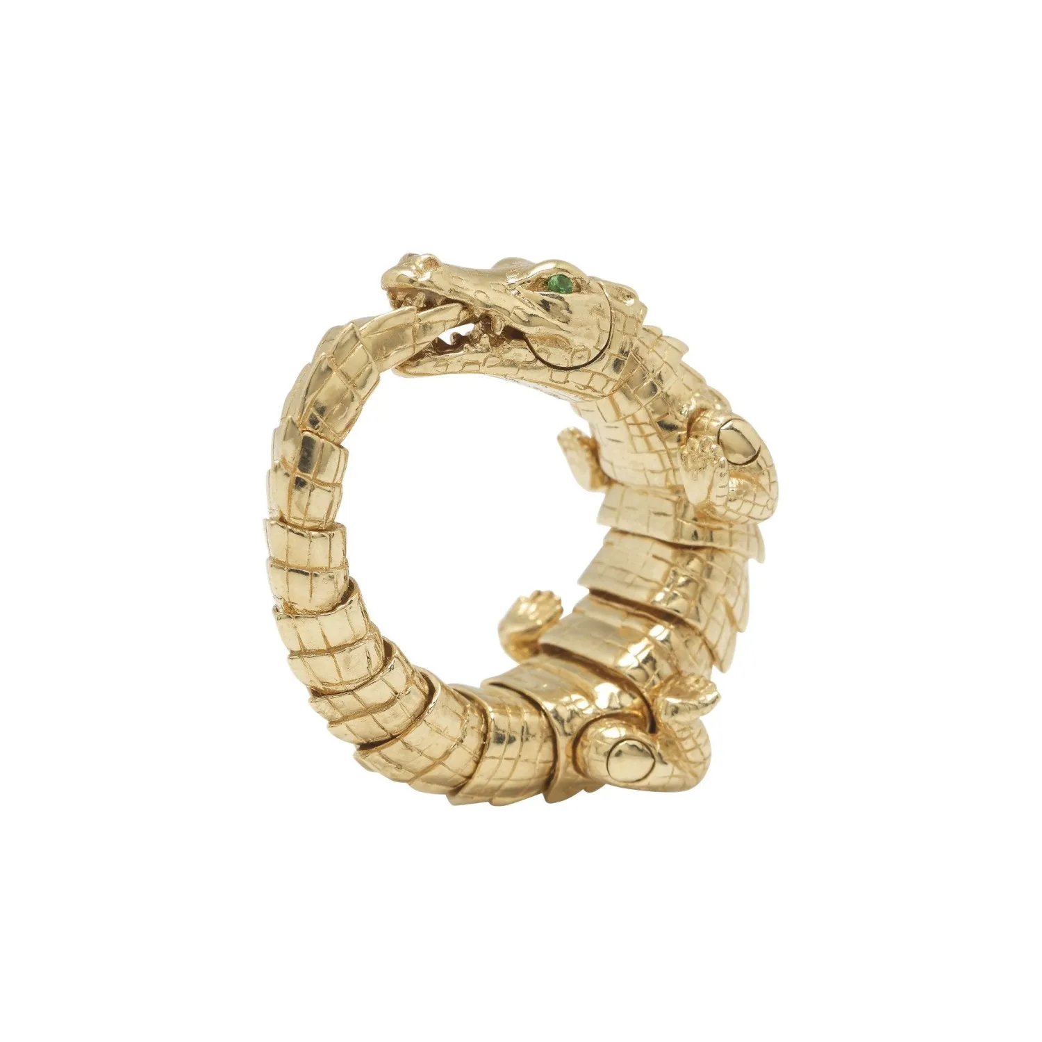 Bibi van der Velden Alligator Wrap Ring Fashion