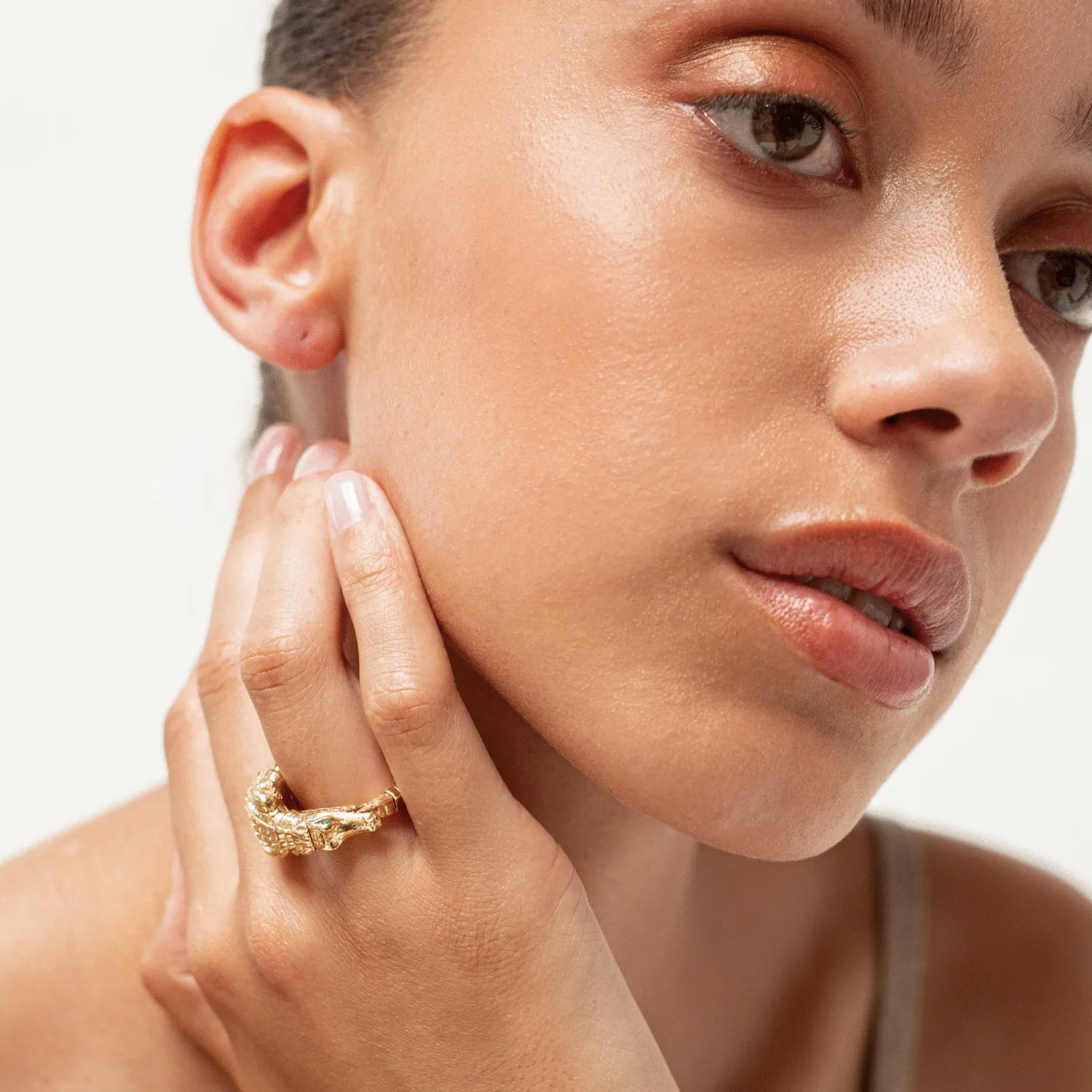 Bibi van der Velden Alligator Wrap Ring Fashion
