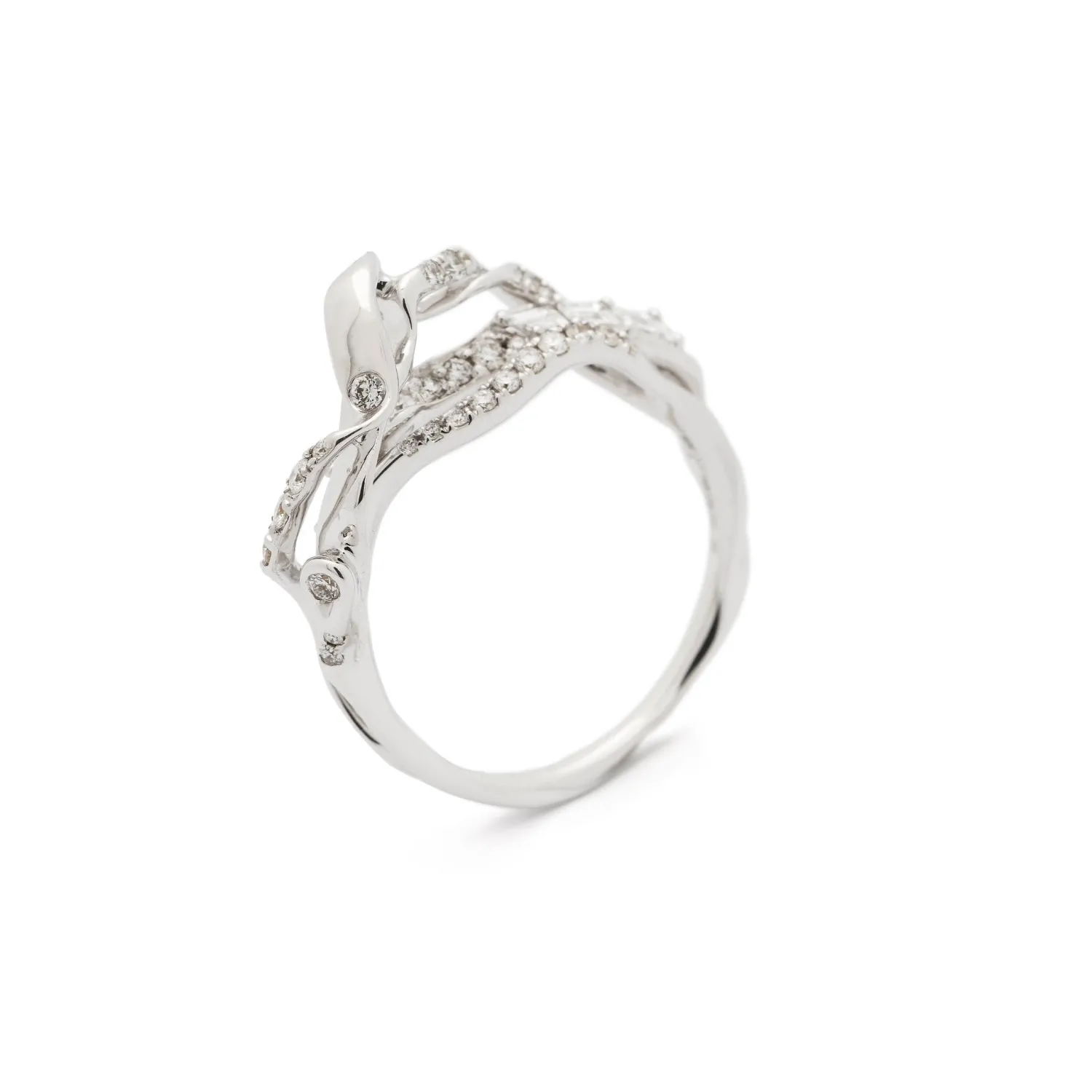 Bibi van der Velden Diamond Exhale Stackable Ring Shop