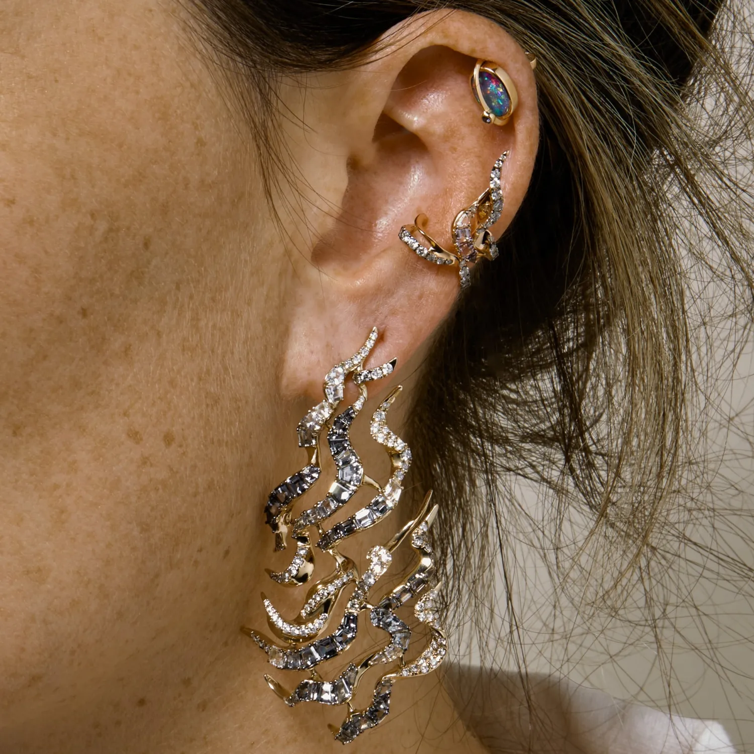 Bibi van der Velden Diamond Haze Earring (pair) Best Sale