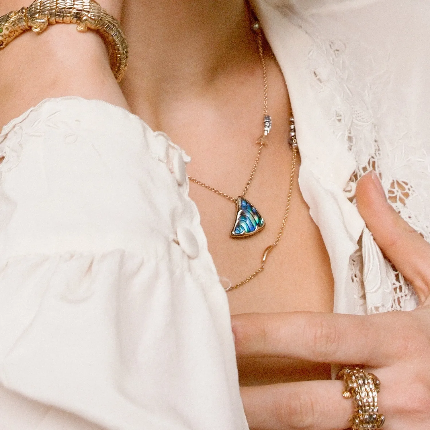Bibi van der Velden Fin Component Necklace Store