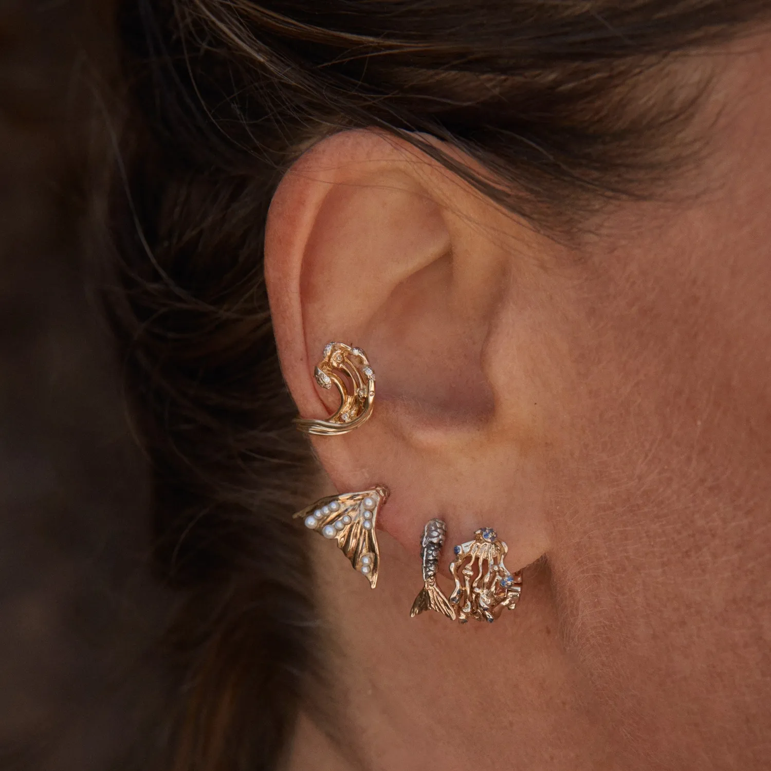 Bibi van der Velden Flipper Tiny Pearls Stud Cheap