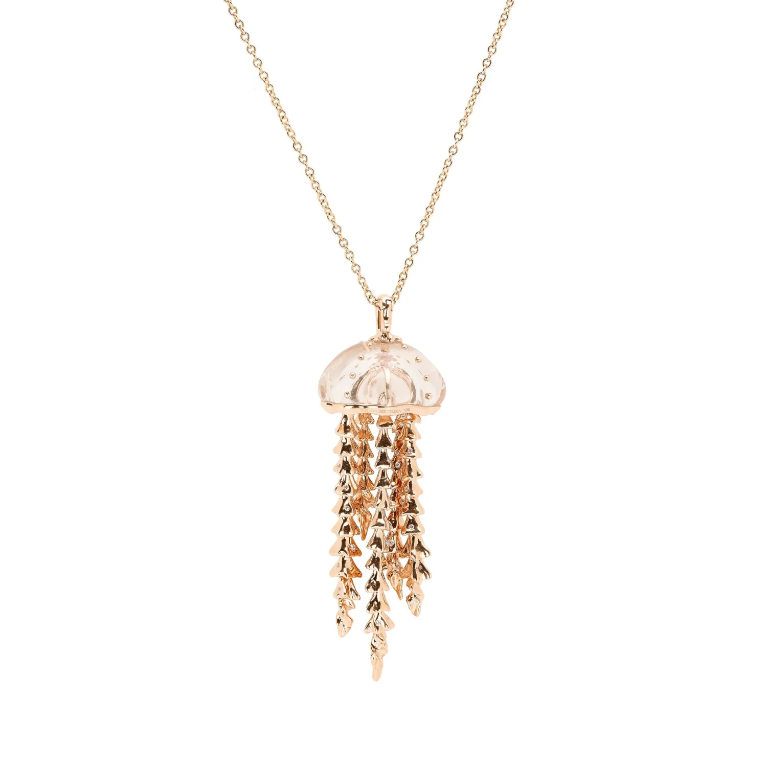 Bibi van der Velden Jellyfish Quartz Pendant on a Chain Discount