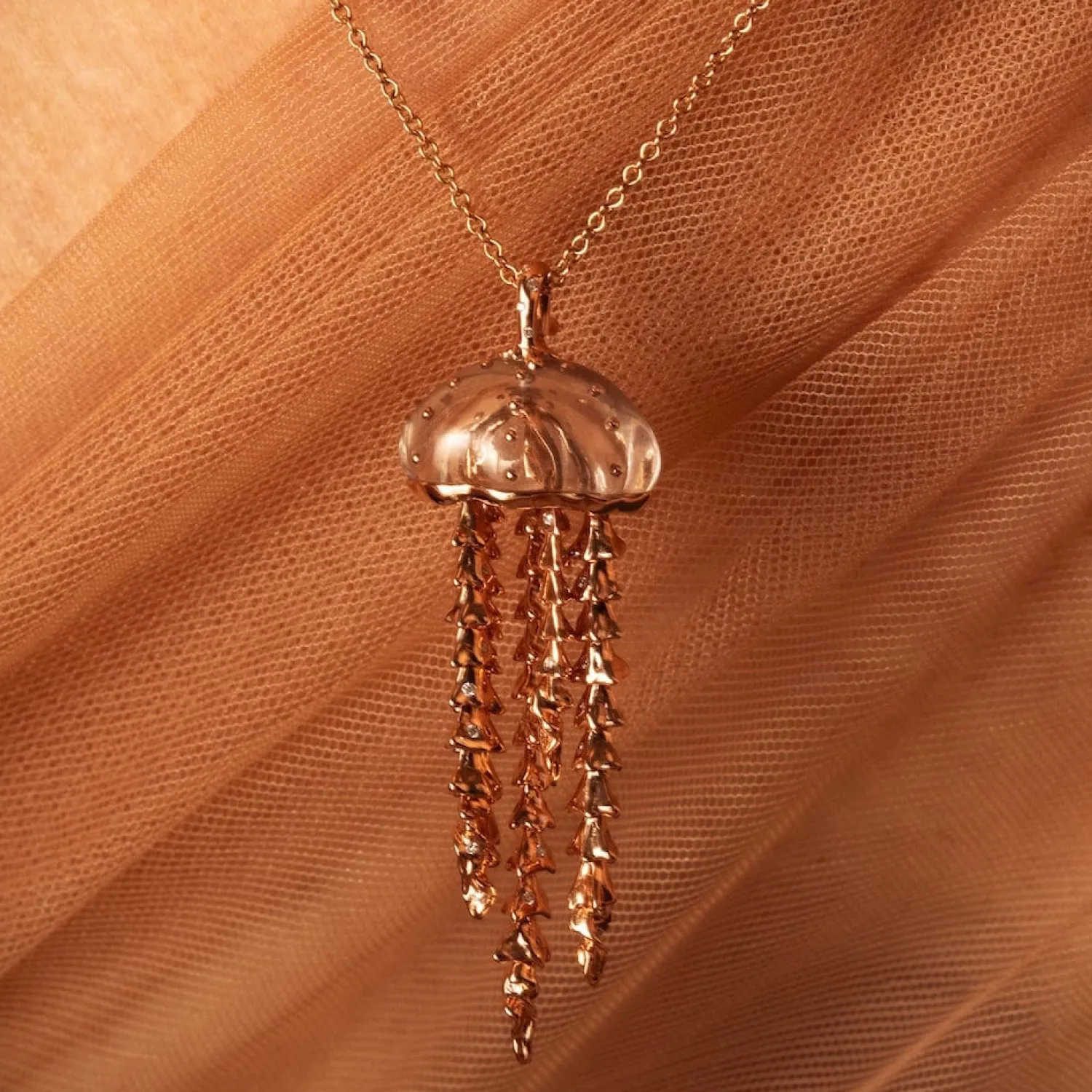 Bibi van der Velden Jellyfish Quartz Pendant on a Chain Discount