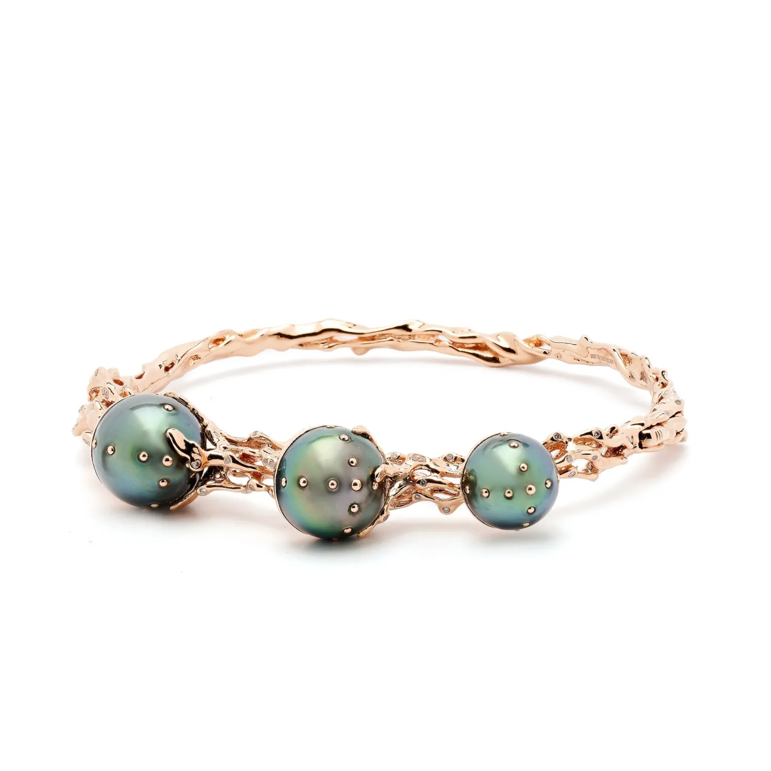 Bibi van der Velden Jellyfish Tahitian Pearls Bangle Hot