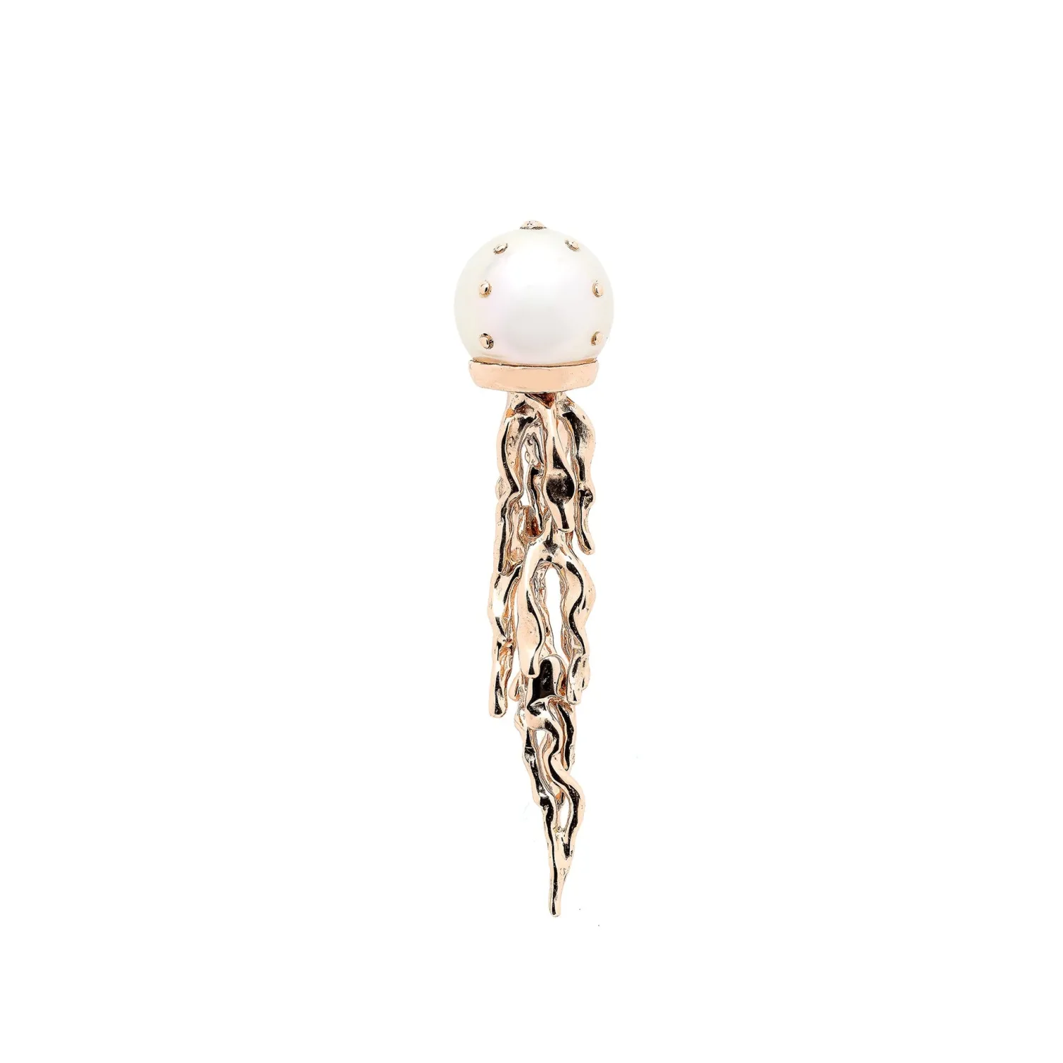 Bibi van der Velden Jellyfish White Pearl Stud Clearance