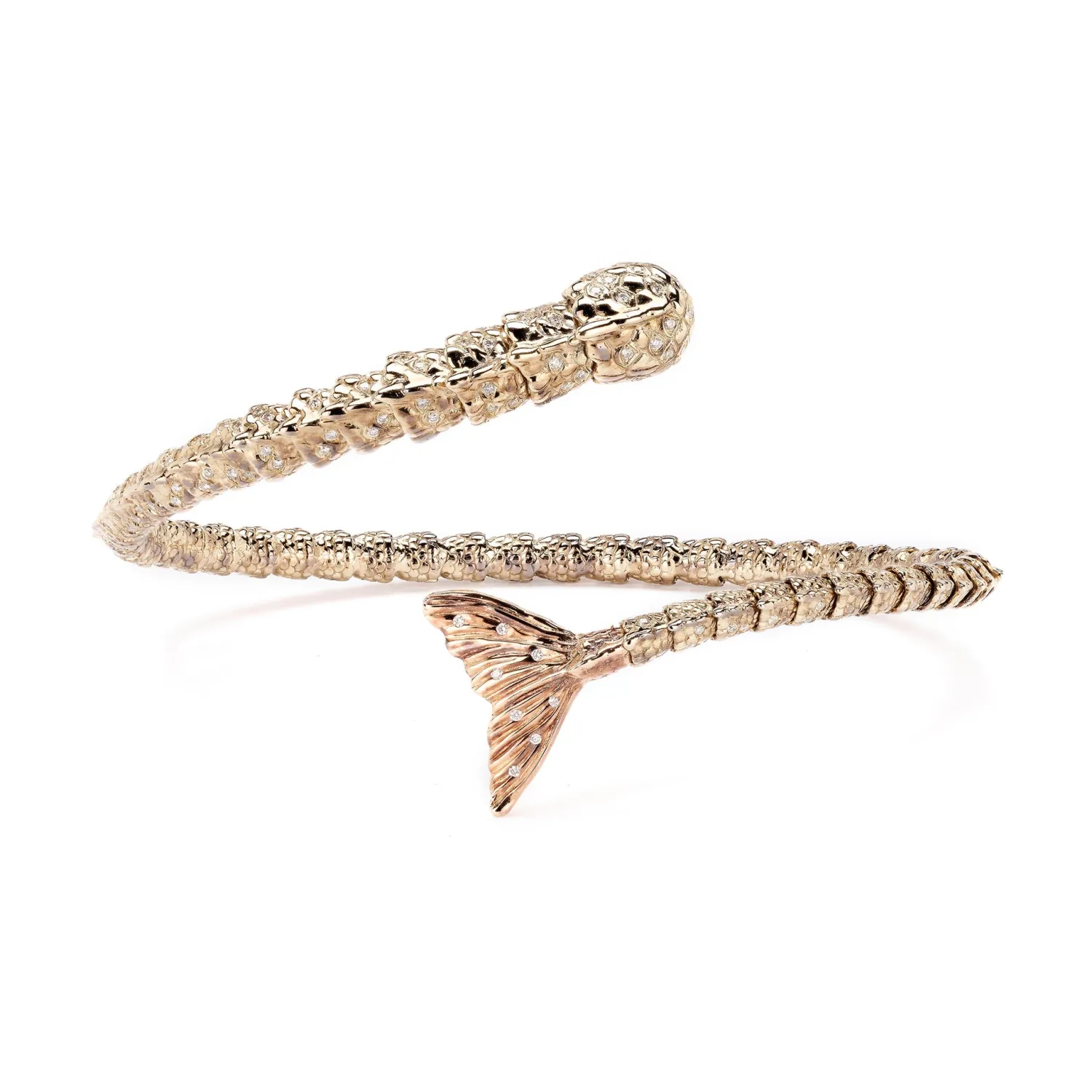 Bibi van der Velden Meandering Mermaid Tail Bangle Flash Sale