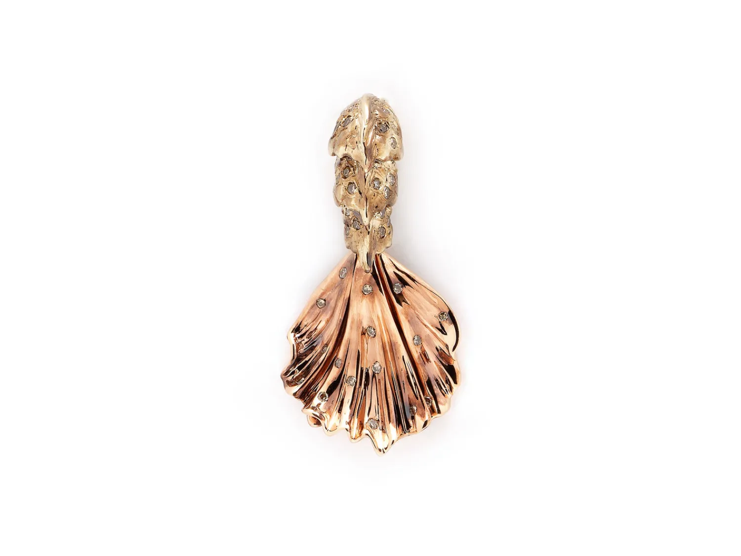 Bibi van der Velden Mermaid Splash Earring in Dual-Tone Fashion