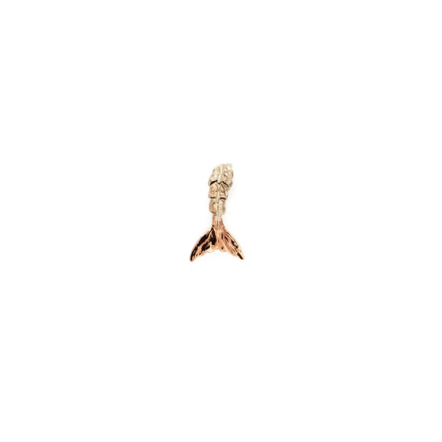 Bibi van der Velden Mini Mermaid tail stud in Dual Tone Discount