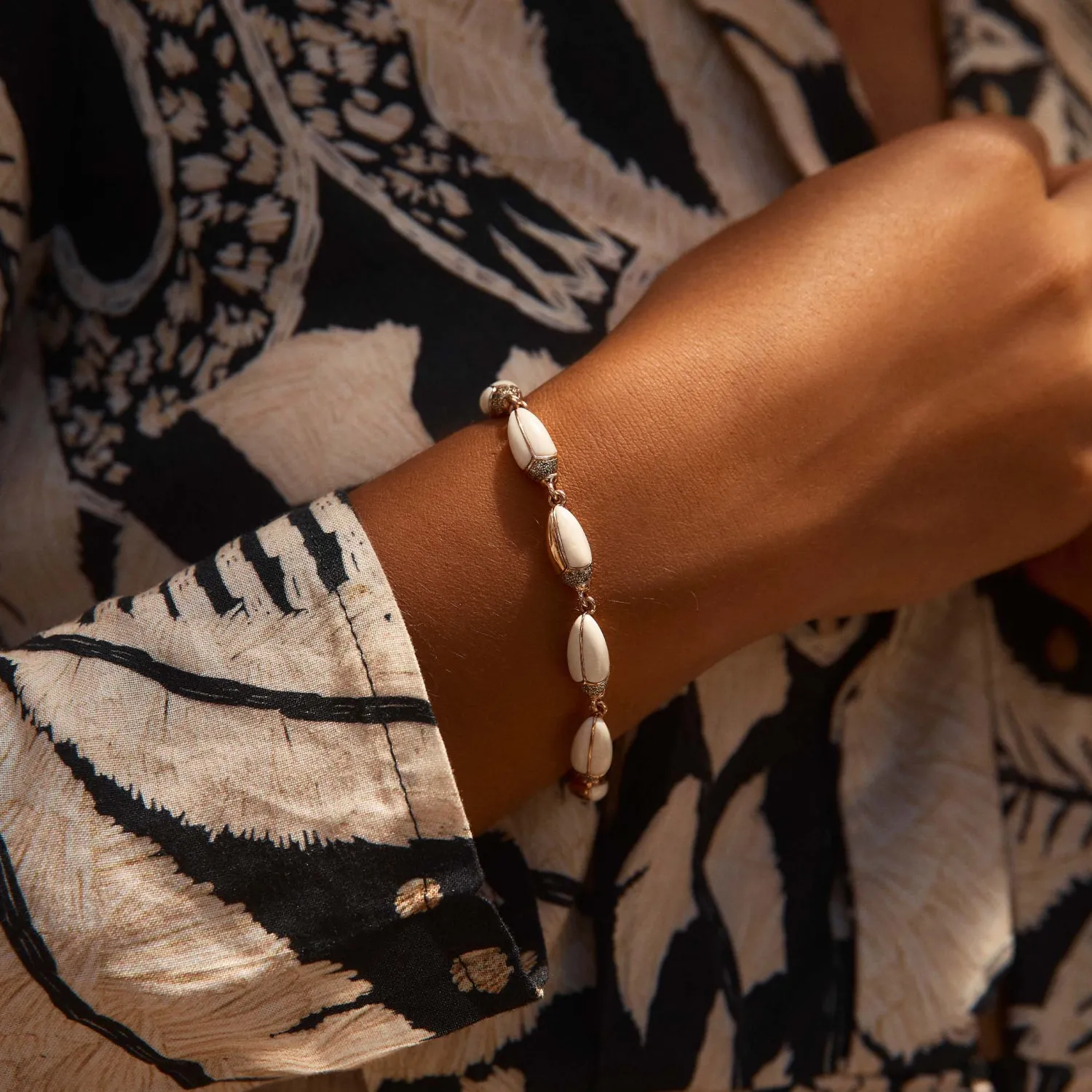 Bibi van der Velden Mini Scarab Mammoth Bracelet Clearance