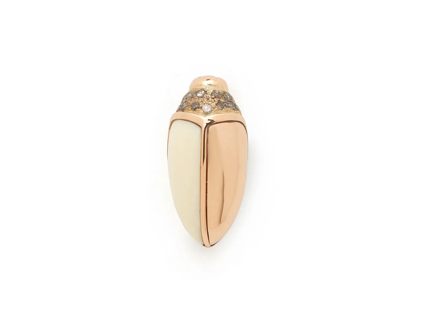 Bibi van der Velden Mini Scarab Mammoth Stud Mirror Discount