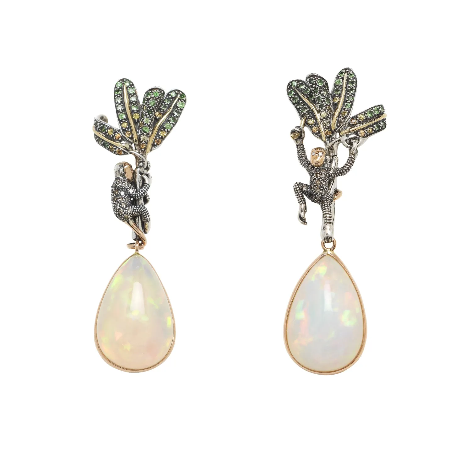 Bibi van der Velden Monkey Opal Earrings Best Sale