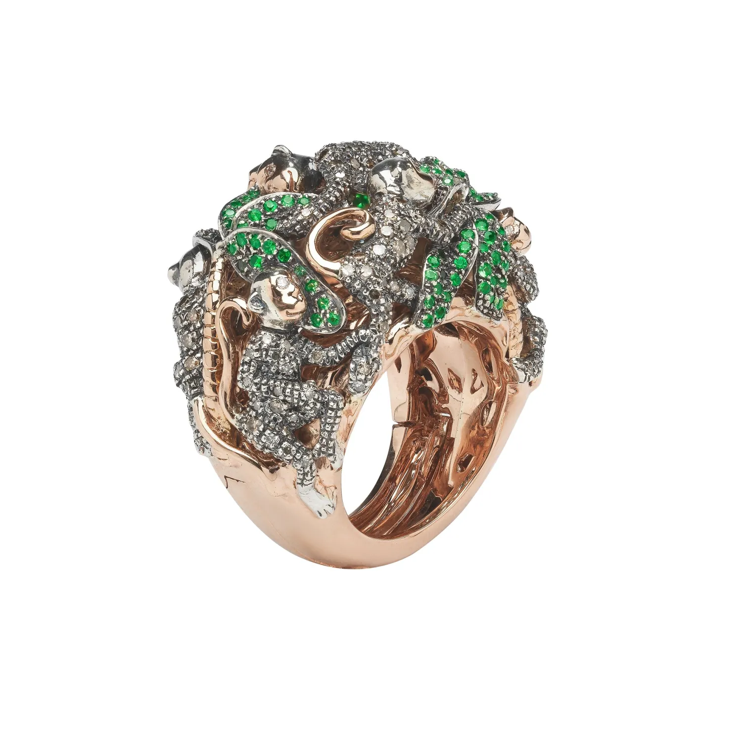 Bibi van der Velden Monkey Ring In A Ring Fashion