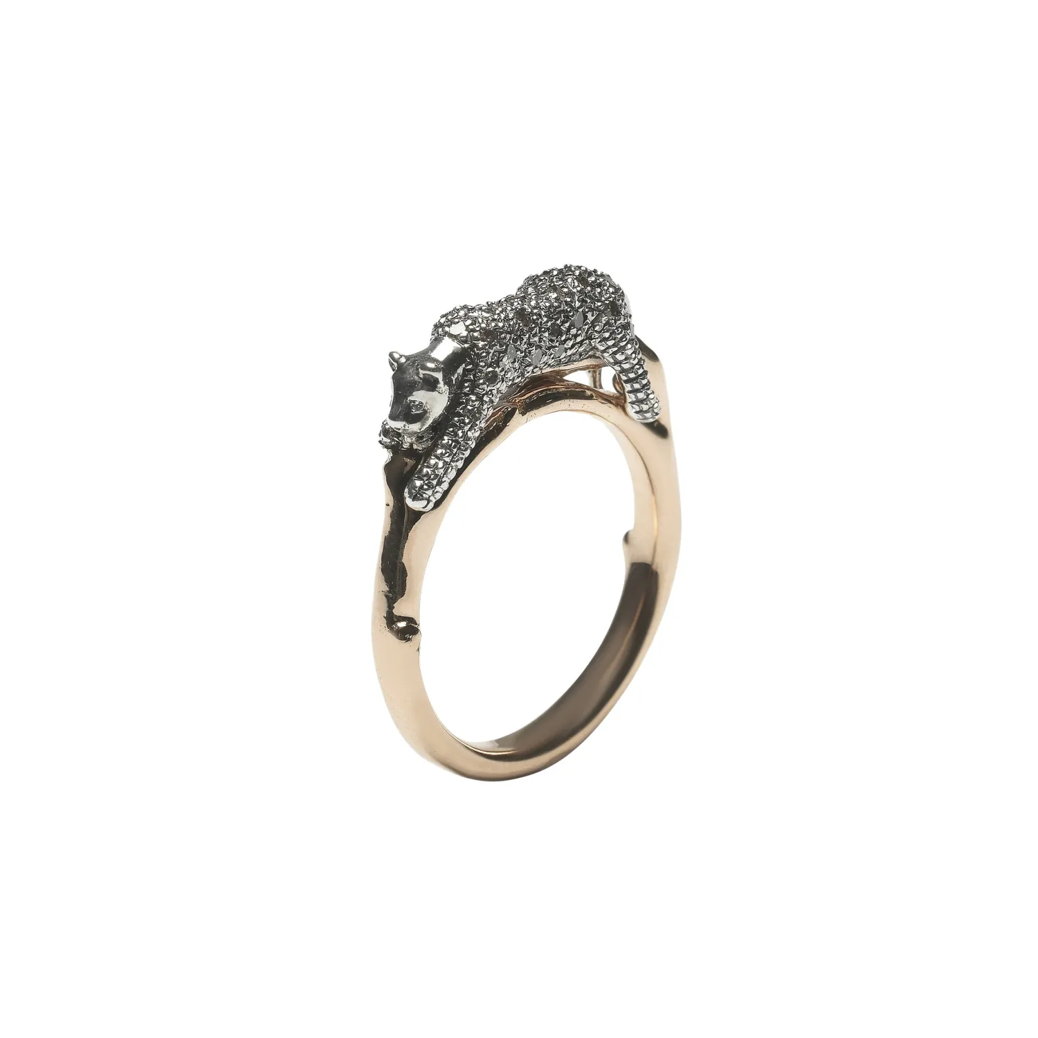 Bibi van der Velden Panther Stackable Ring Diamond Clearance