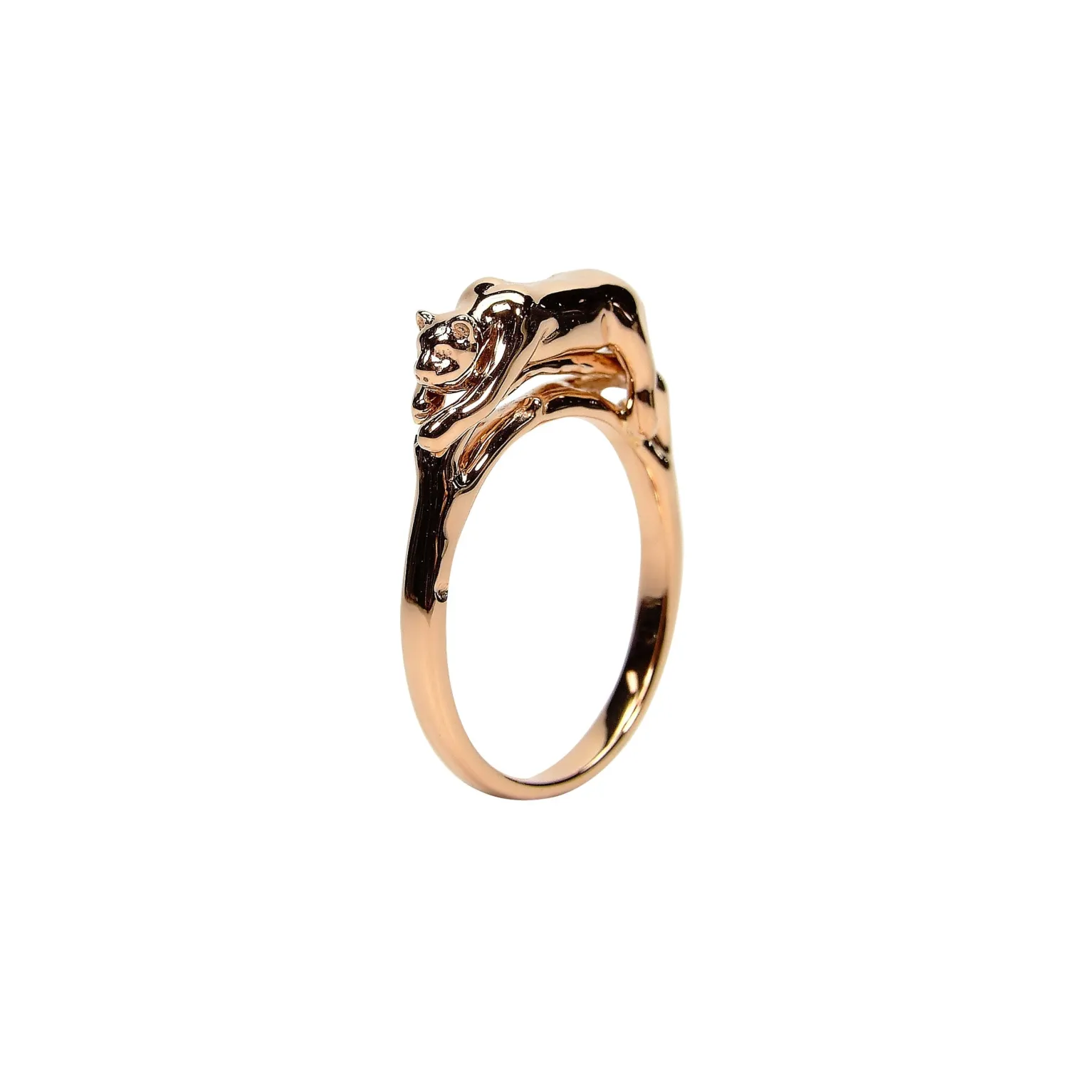Bibi van der Velden Panther Stackable Ring Rose Gold Cheap