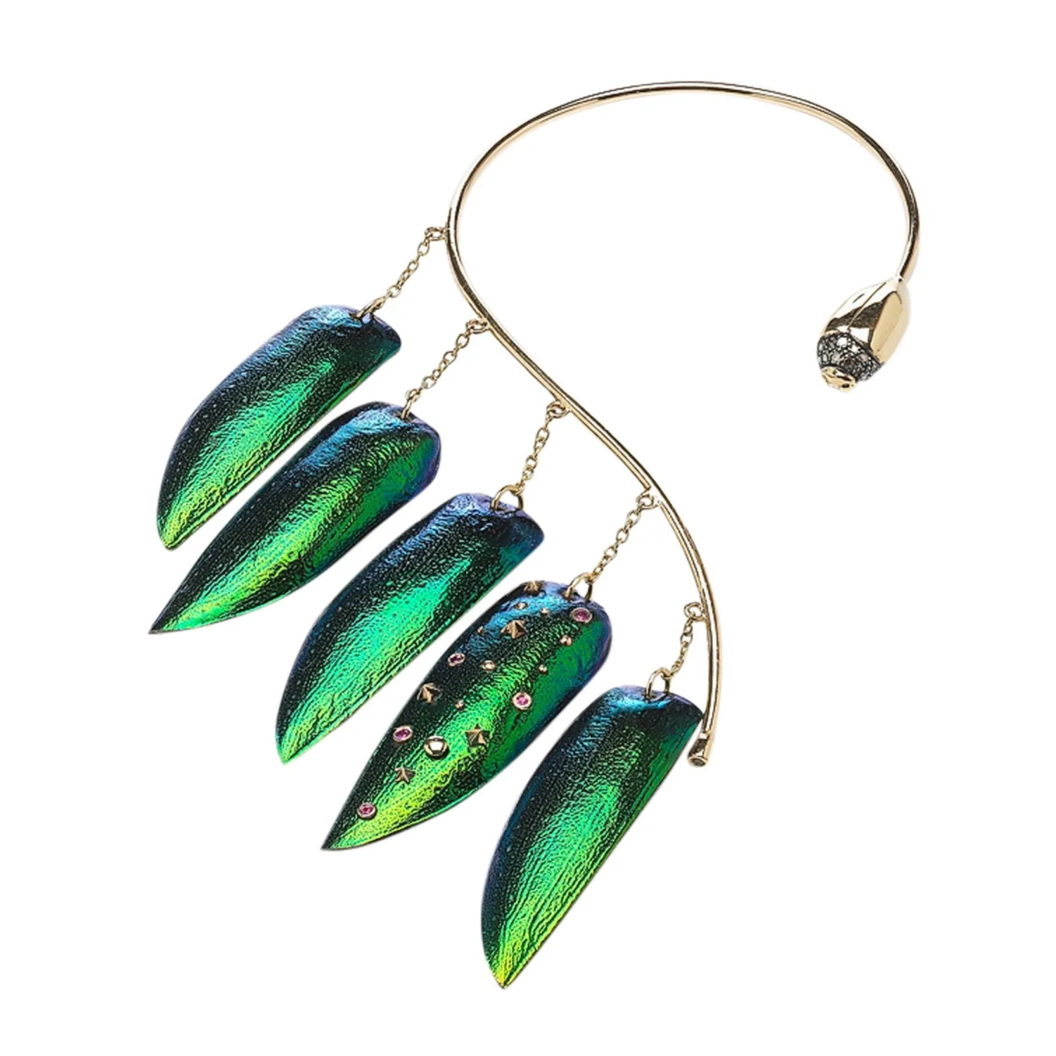 Bibi van der Velden Scarab Earcuff Hot