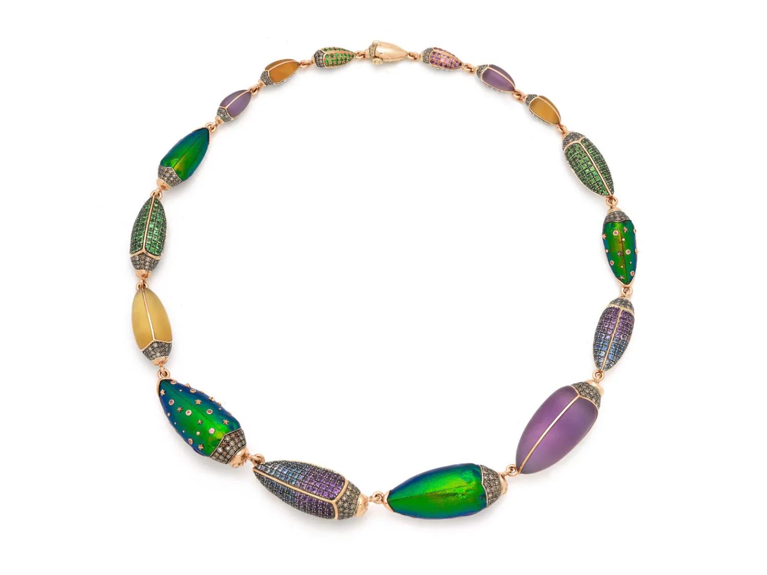 Bibi van der Velden Scarab Eternity Necklace Sale