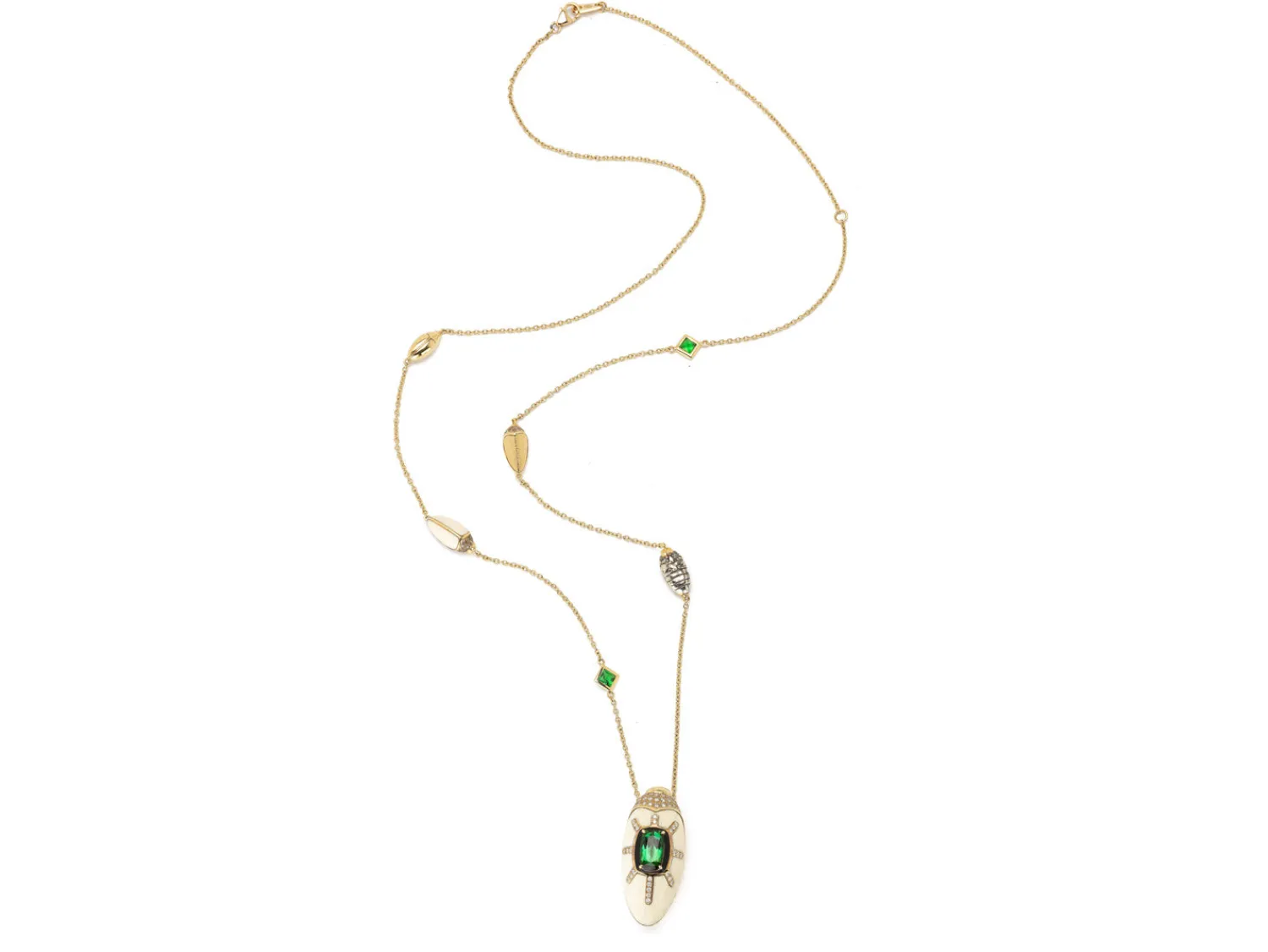 Bibi van der Velden Scarab Mammoth Necklace Online
