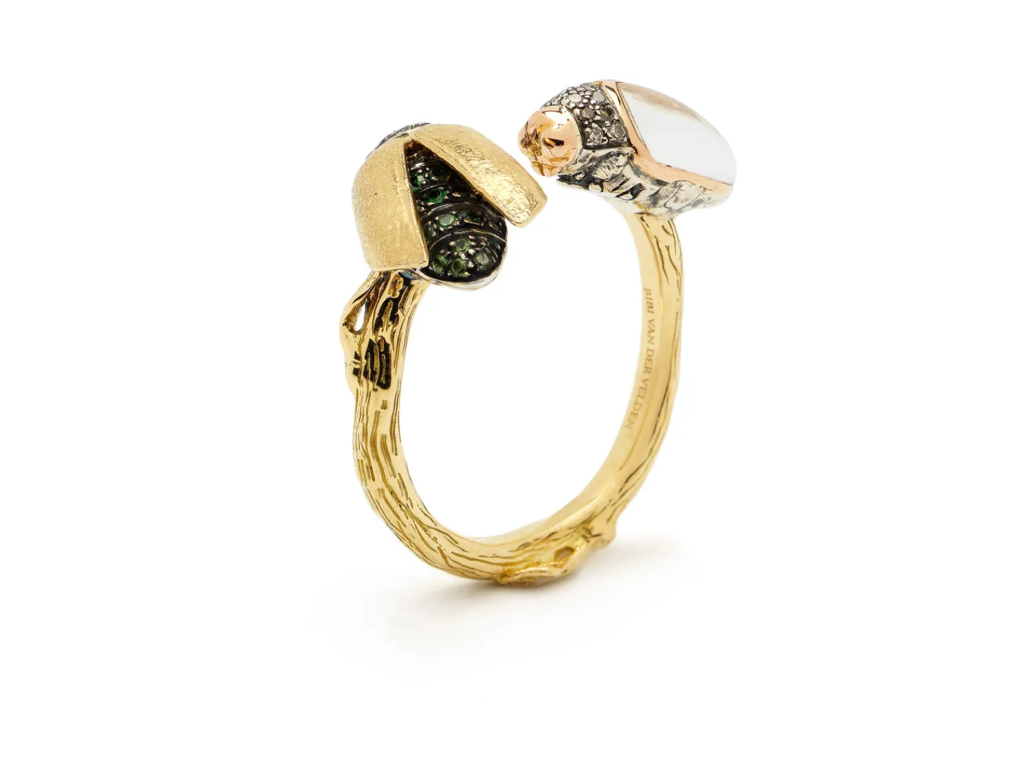 Bibi van der Velden Scarab Opal Floaty Ring Hot