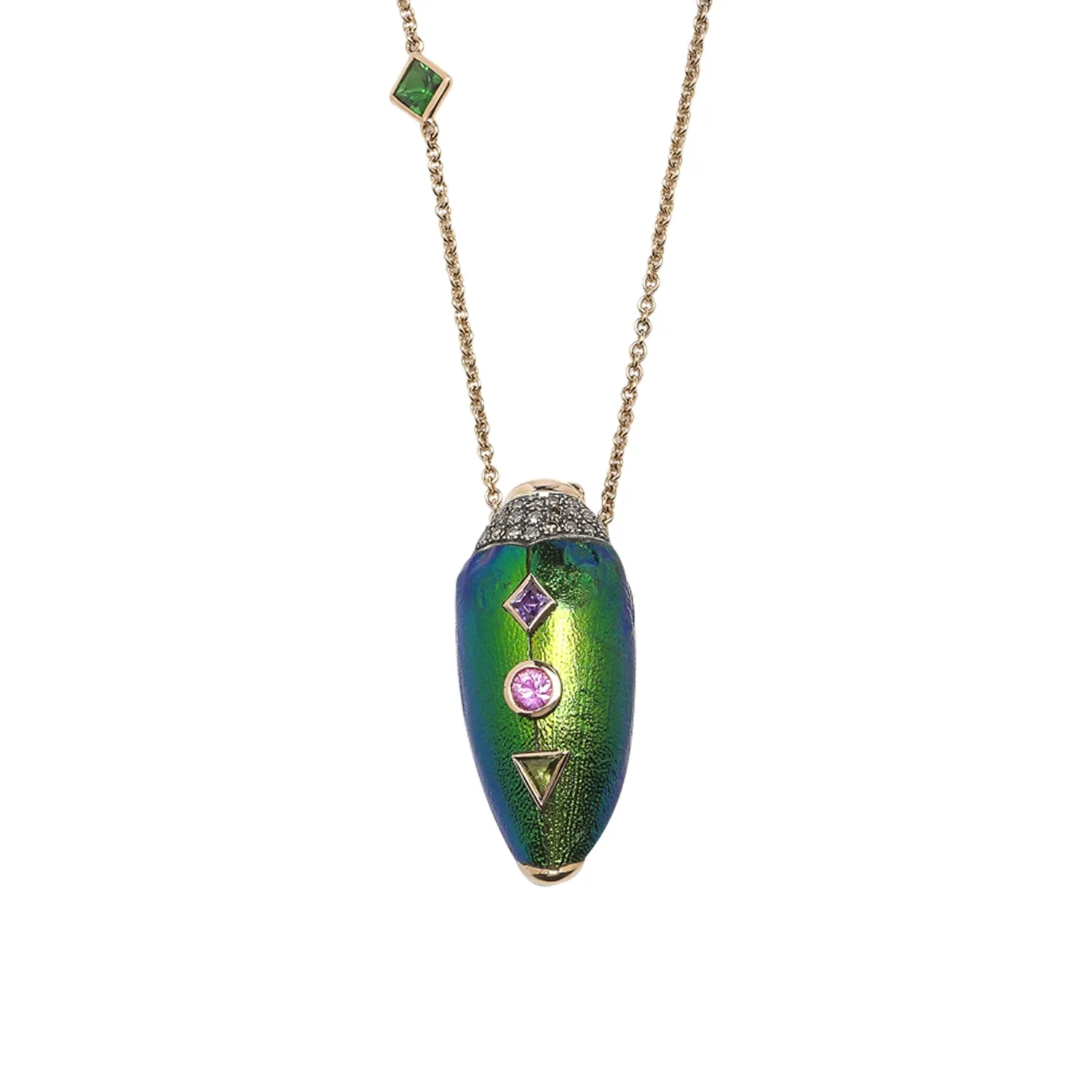 Bibi van der Velden Scarab Pop Art Necklace Hot