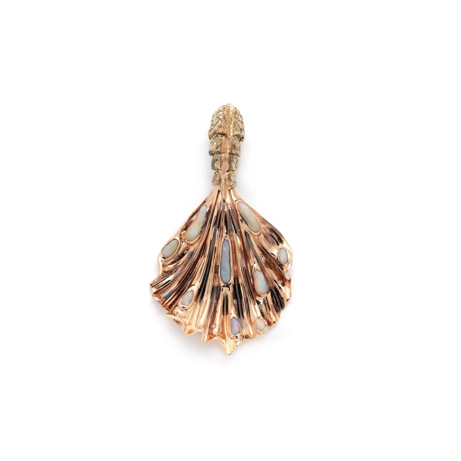 Bibi van der Velden Siren Tail Earring with Opals Shop