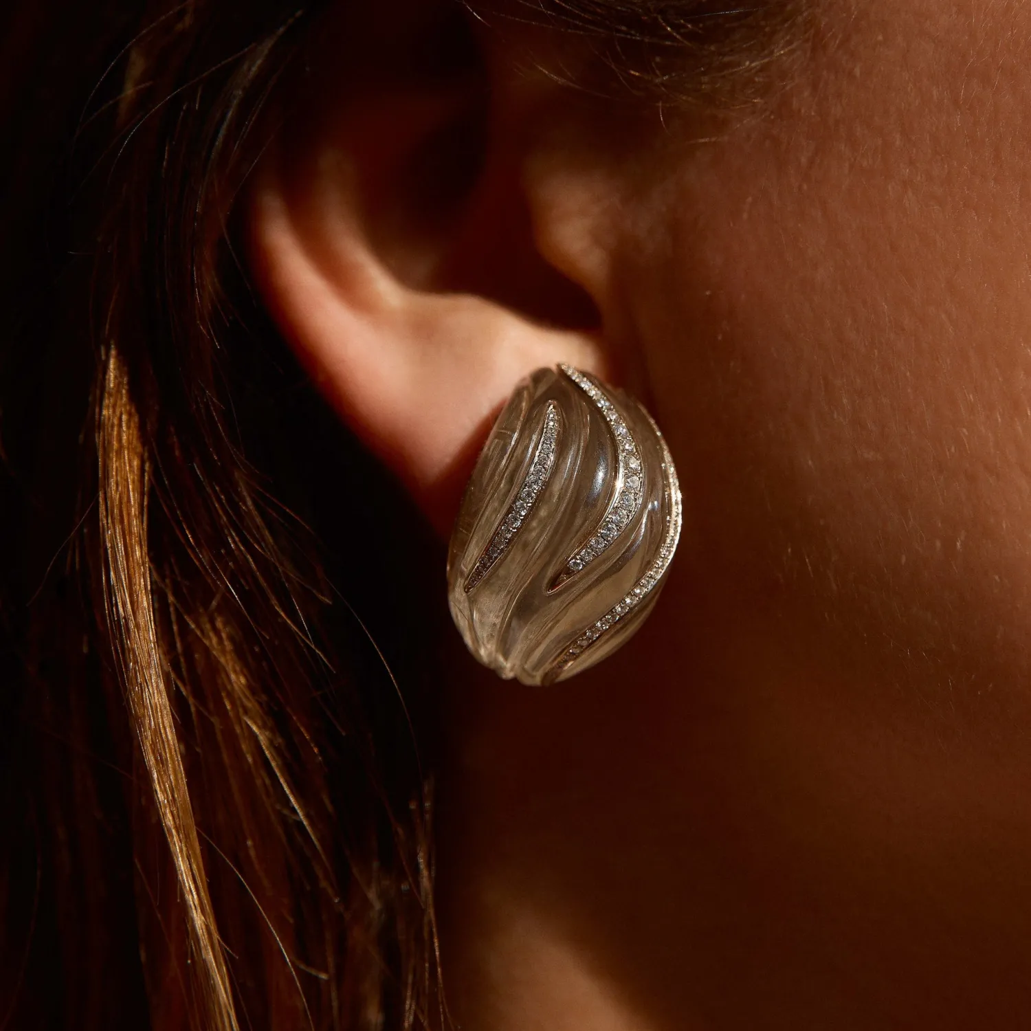 Bibi van der Velden Small Tidal Wave Earrings (pair) Sale
