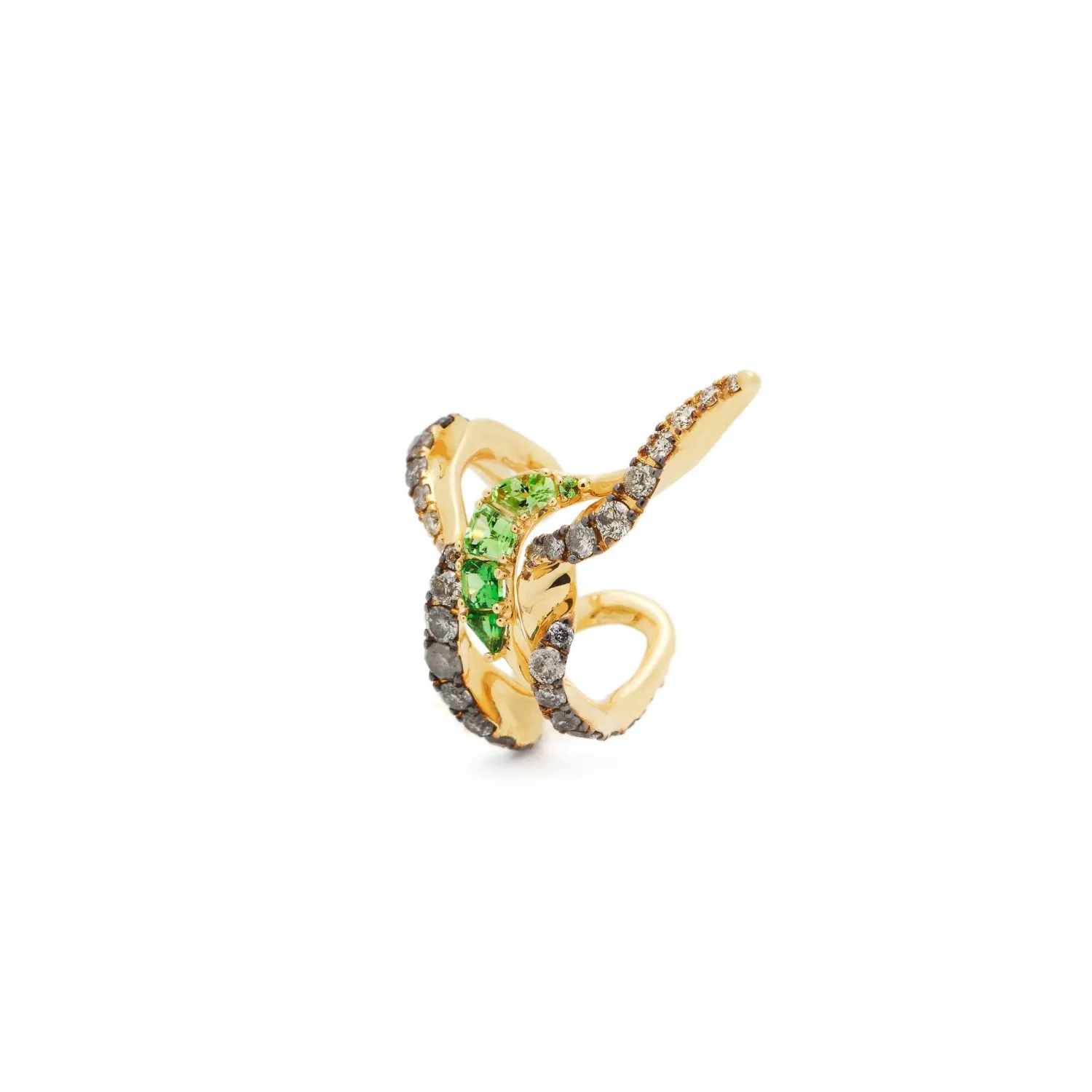 Bibi van der Velden Tsavorite Spark Ear Hugger Hot